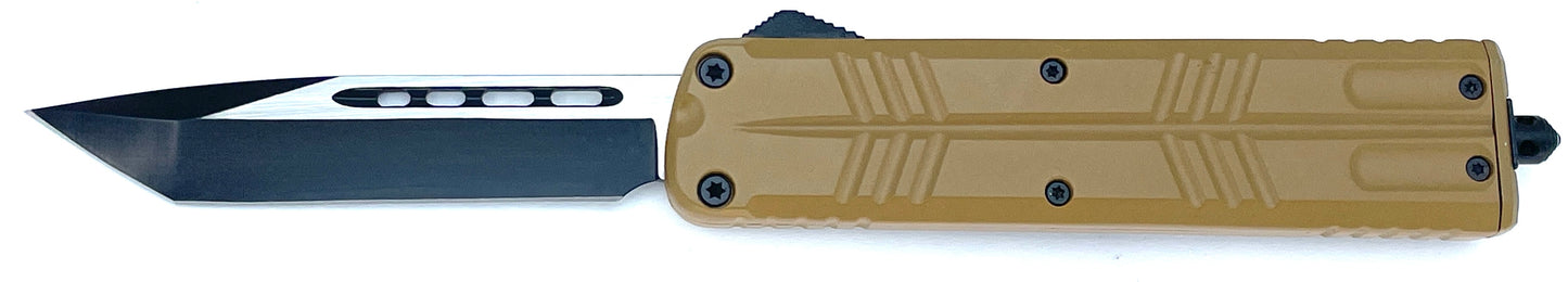 Yellow Automatic OTF Knife