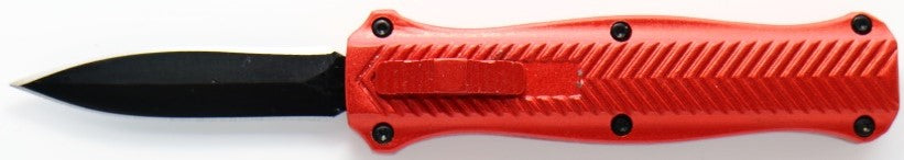 "Cautious" Red Mini OTF Knife