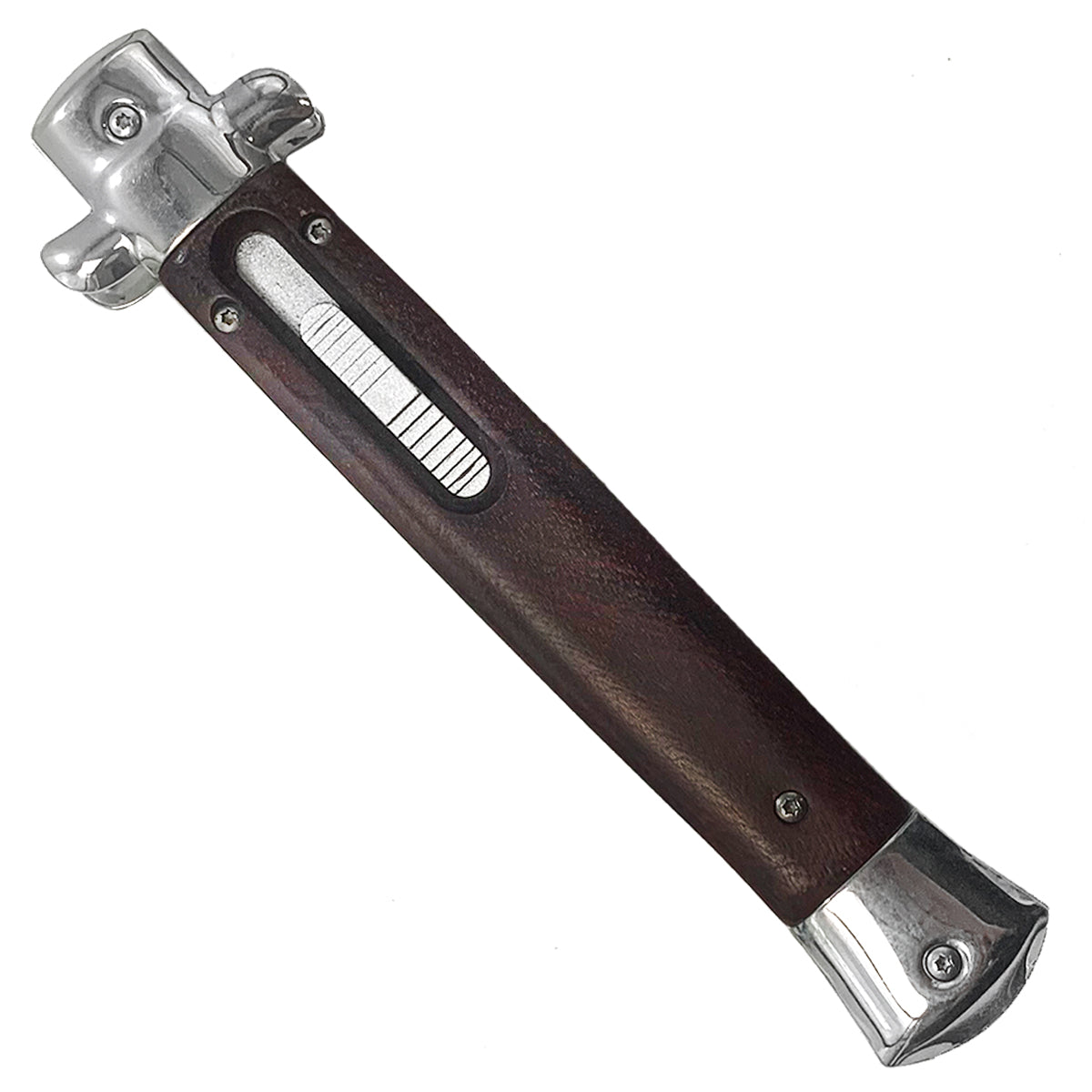 "Woody" OTF Stiletto Knife for Sale: Wooden Handle Knife | Buy Now