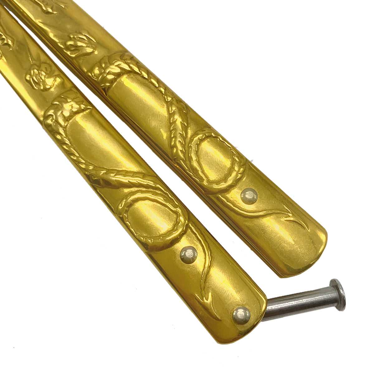 CS Tactical Edge "Aurum" Butterfly Knife - Butterfly Knives