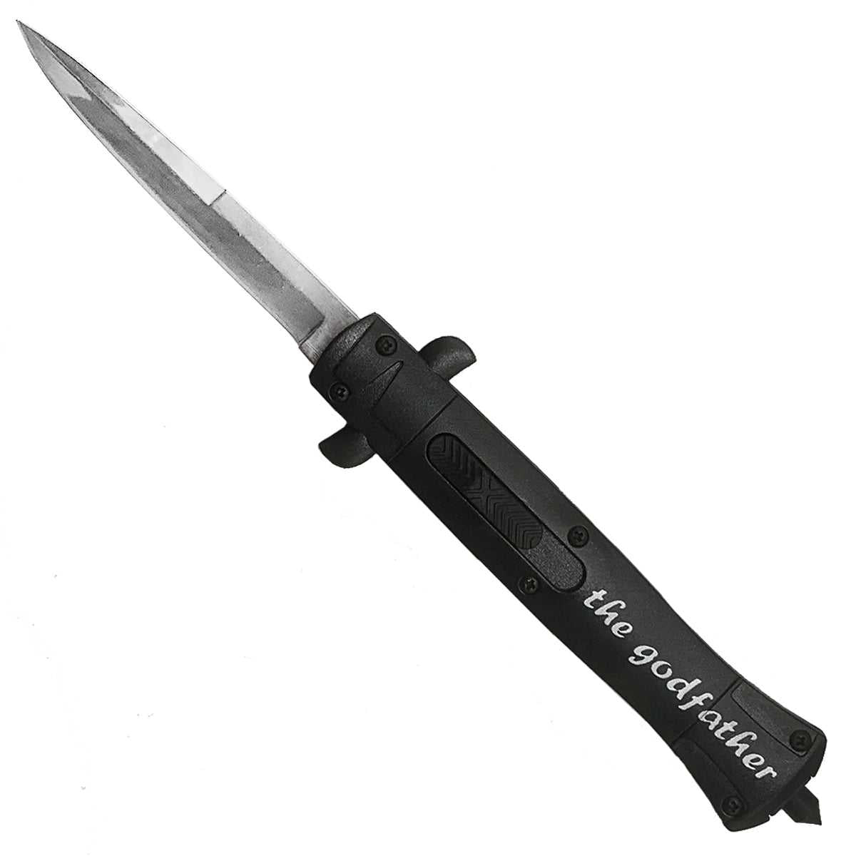 Buy OTF Stiletto Knives Online: "Godfather" OTF Stiletto Knife.