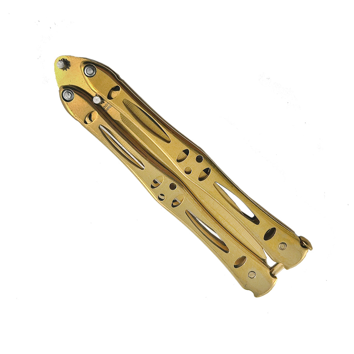 Gold "Sting" Butterfly Knife