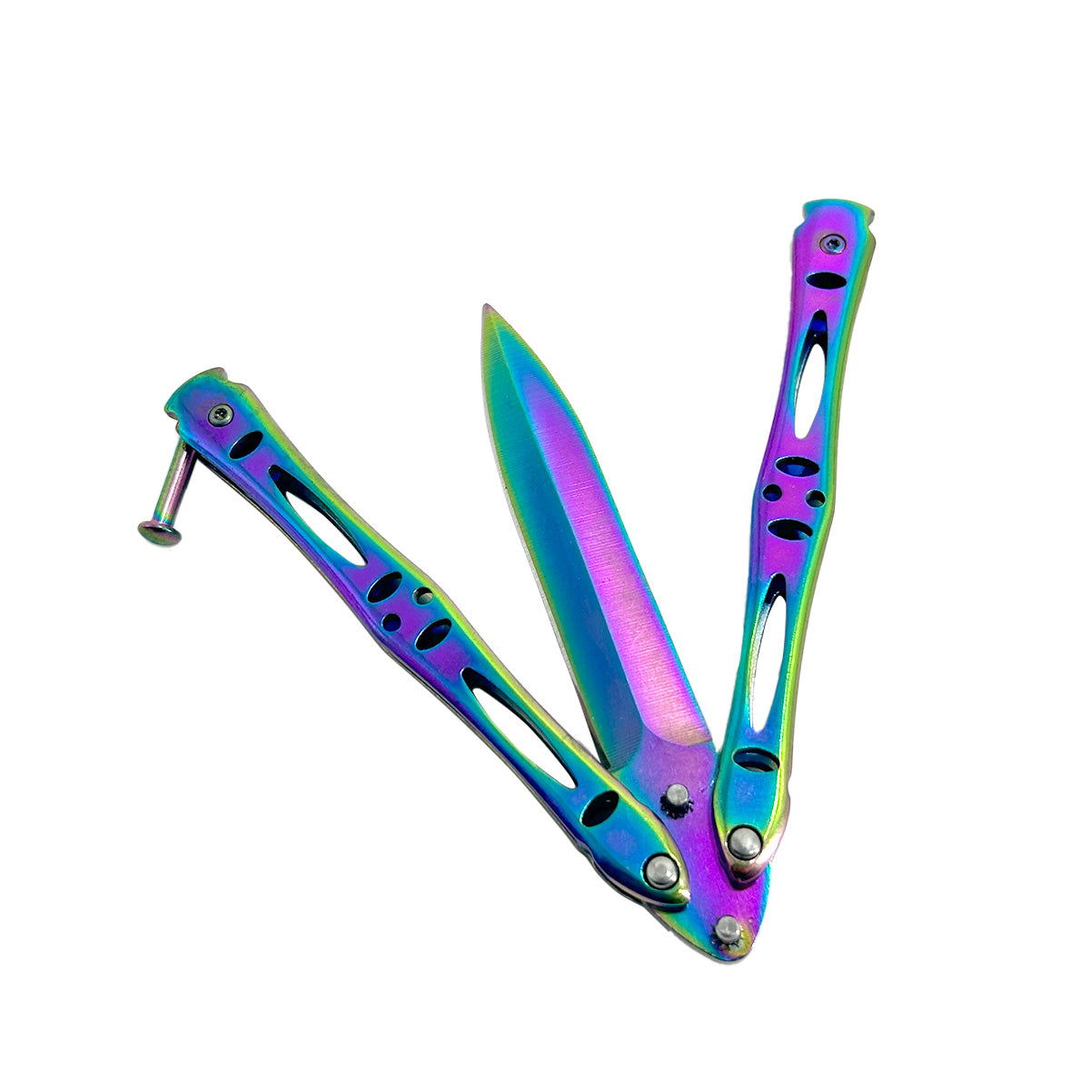 Rainbow "Sting" Butterfly Knife