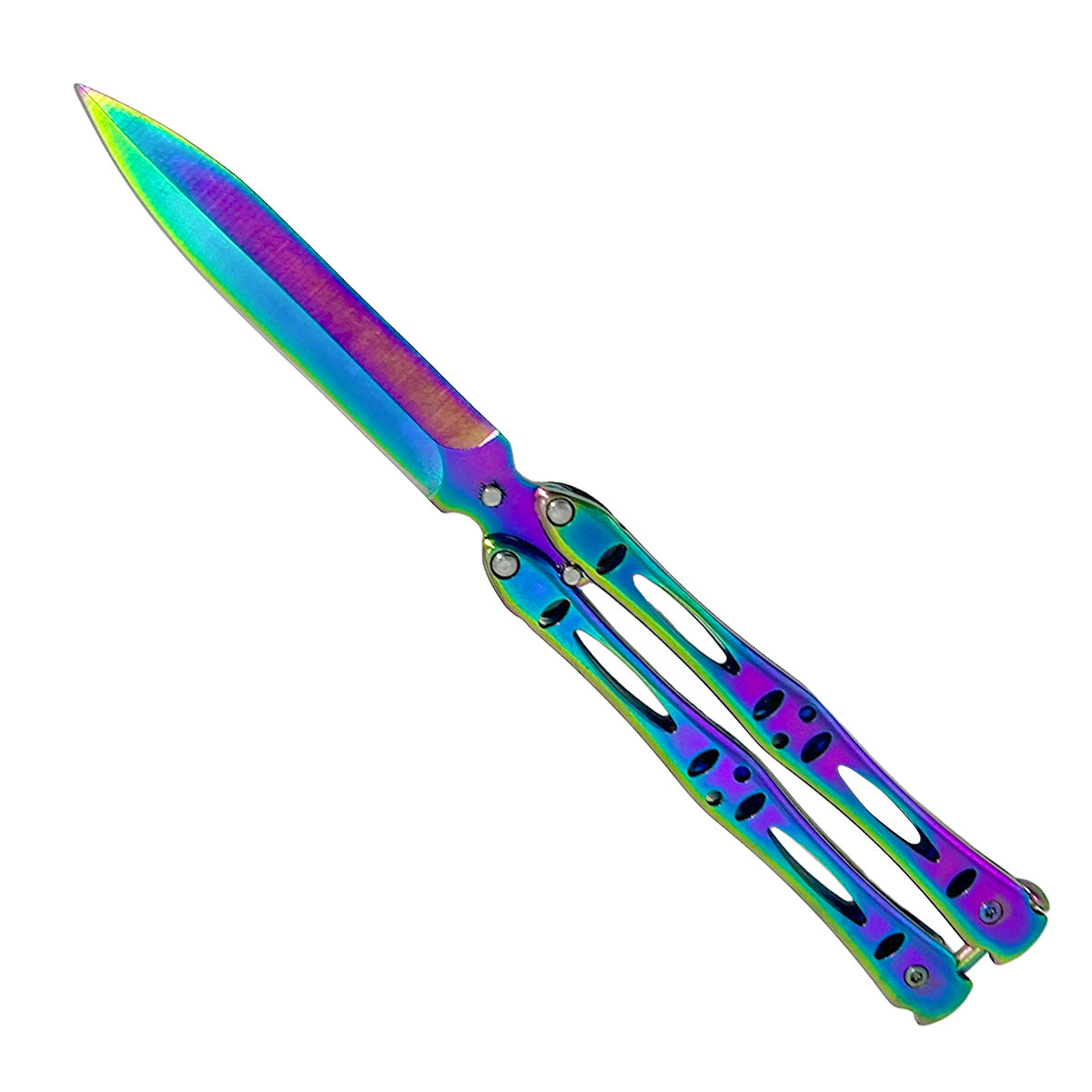 Rainbow "Sting" Butterfly Knife