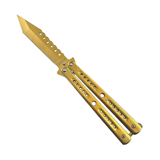 Gold "Tikal" Butterfly Knife