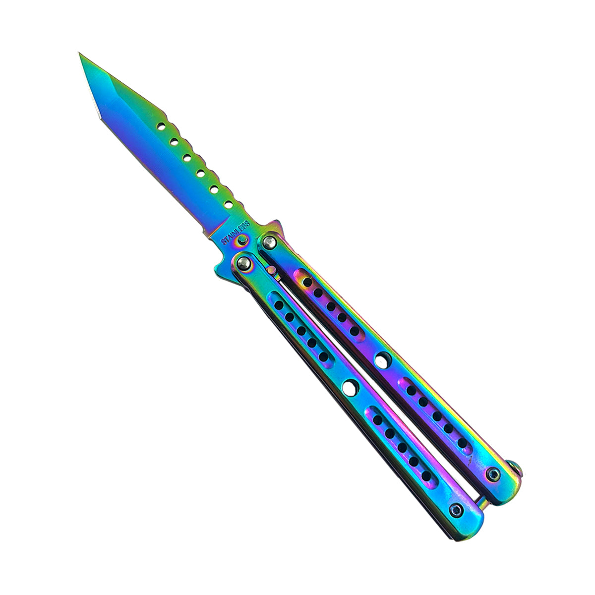 Rainbow "Tikal" Butterfly Knife