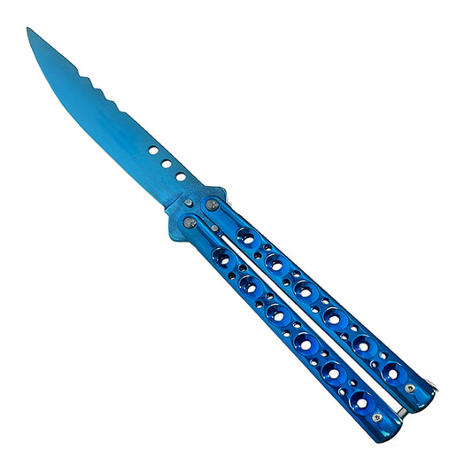 "Baby Shark" Blue Butterfly Knife