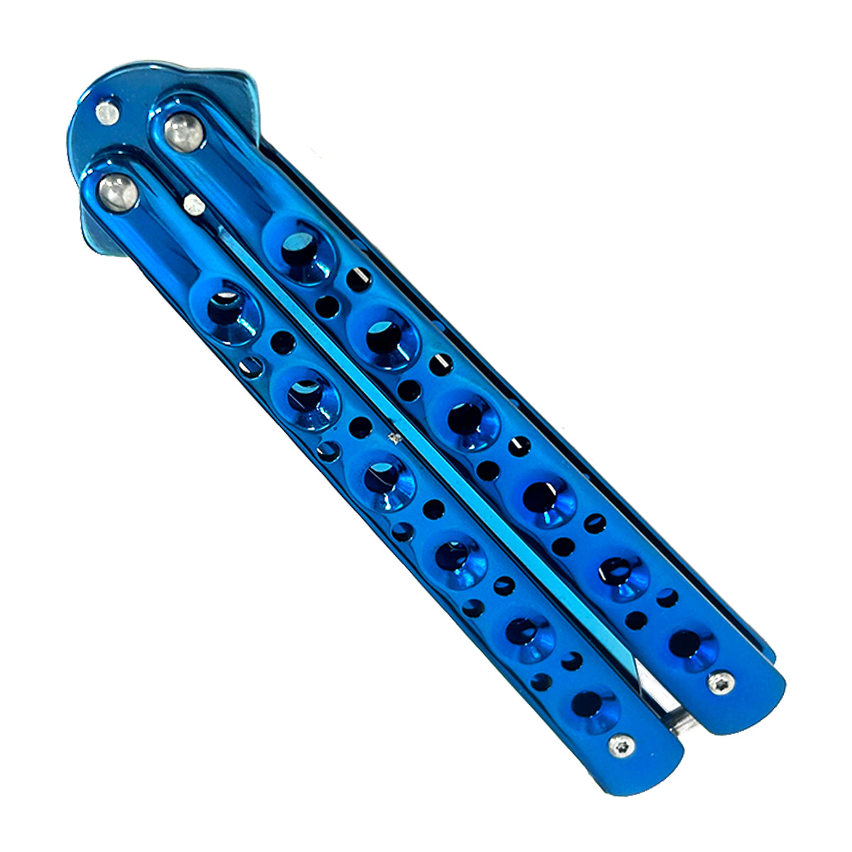 "Baby Shark" Blue Butterfly Knife