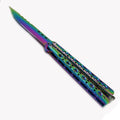 Rainbow Butterfly Knife