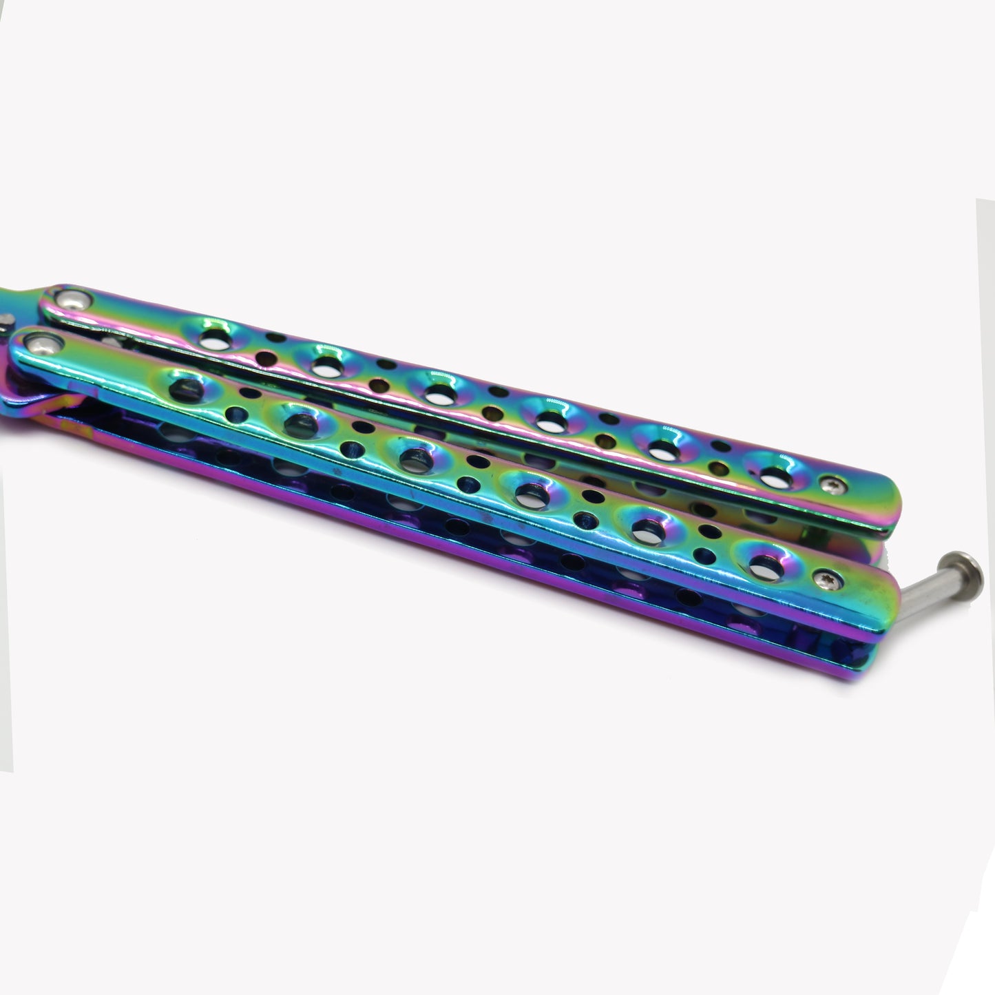 Rainbow Butterfly Knife