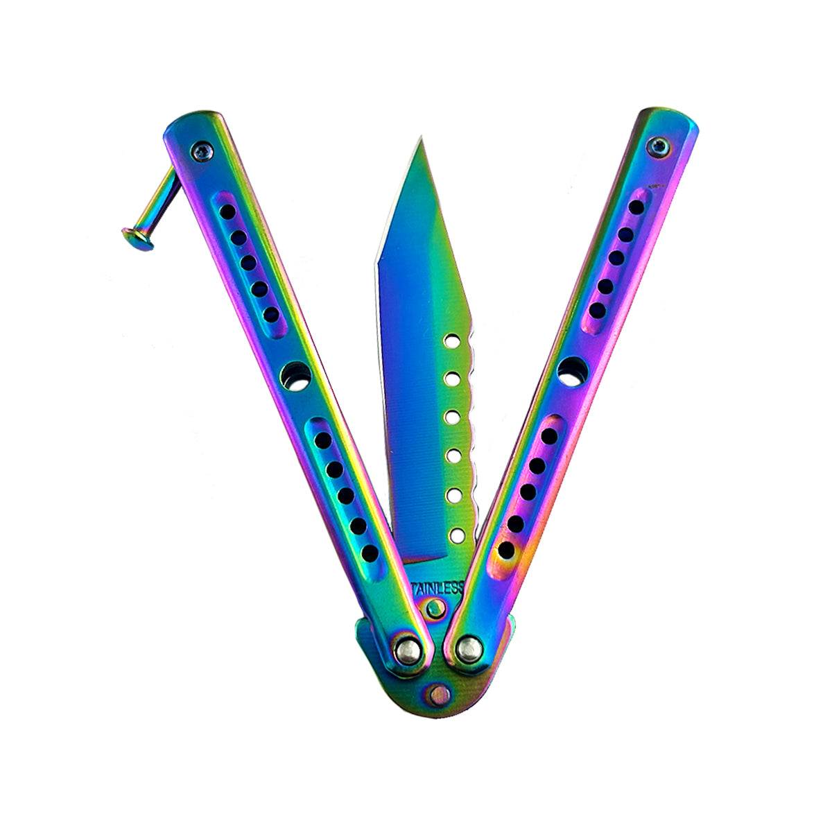 Rainbow "Tikal" Butterfly Knife