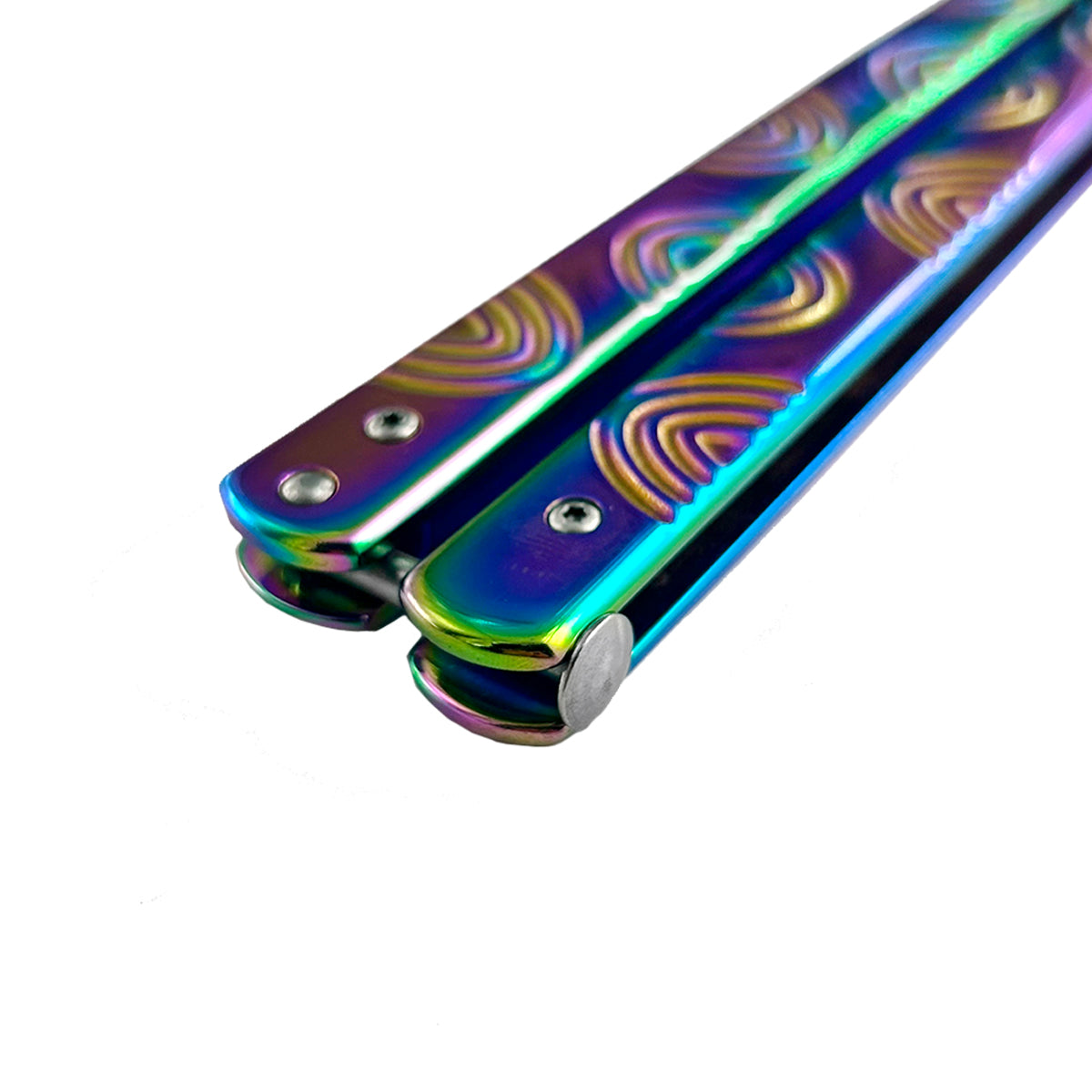 "Spiro" Rainbow Butterfly Knife