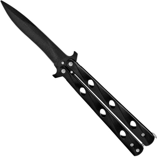 "Twist" Black Butterfly Knife