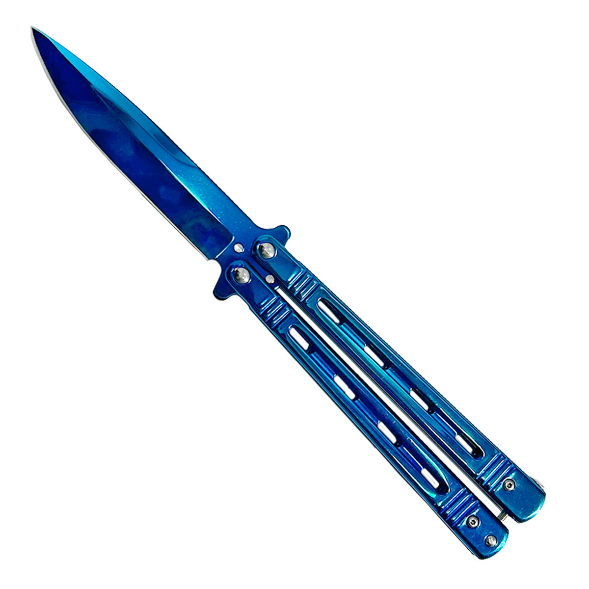 "Wasp" Blue Butterfly Knife