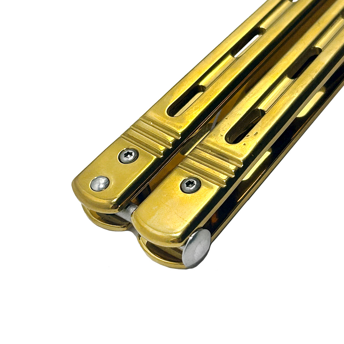 "Wasp" Gold Butterfly Knife