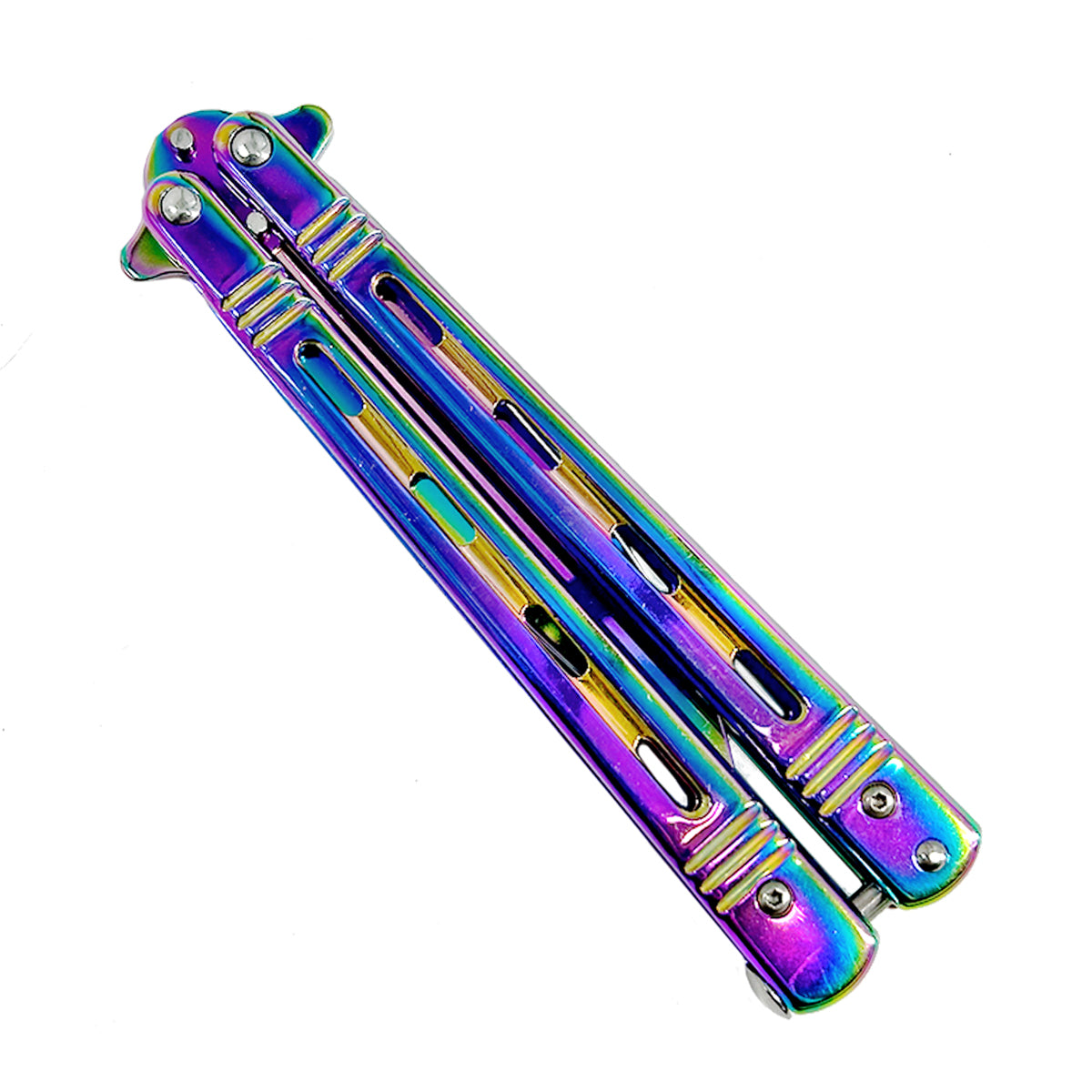 "Wasp" Rainbow Butterfly Knife