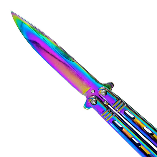 "Wasp" Rainbow Butterfly Knife