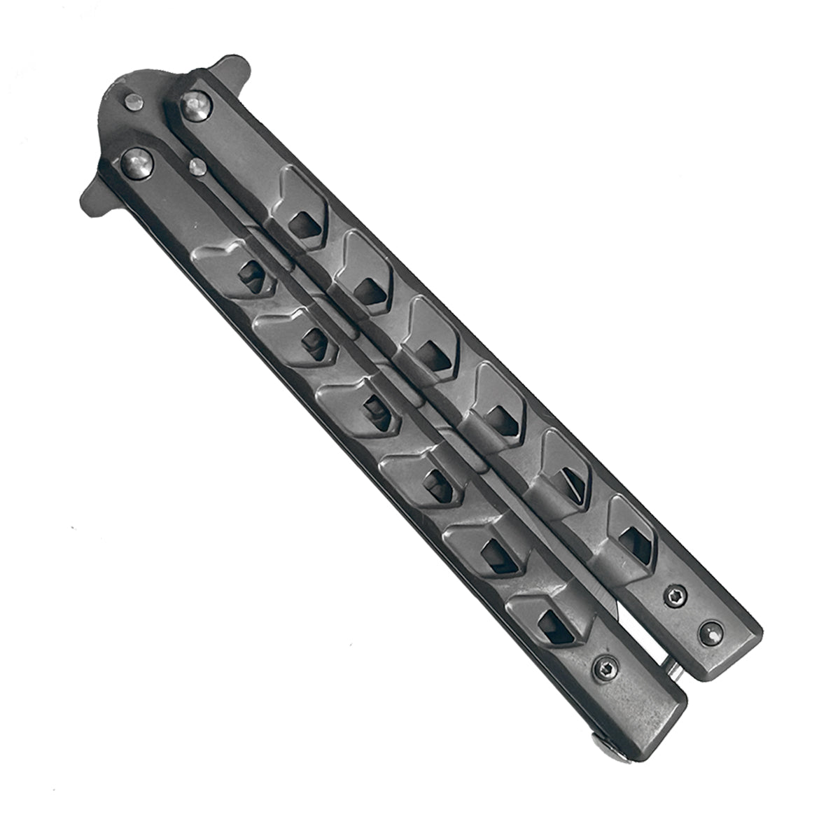 "Croc-o" Gray Butterfly Knife