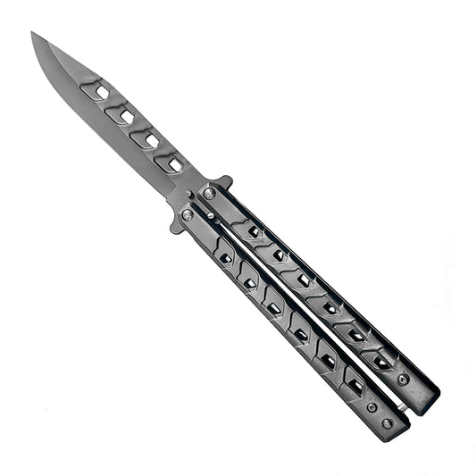 "Croc-o" Gray Butterfly Knife