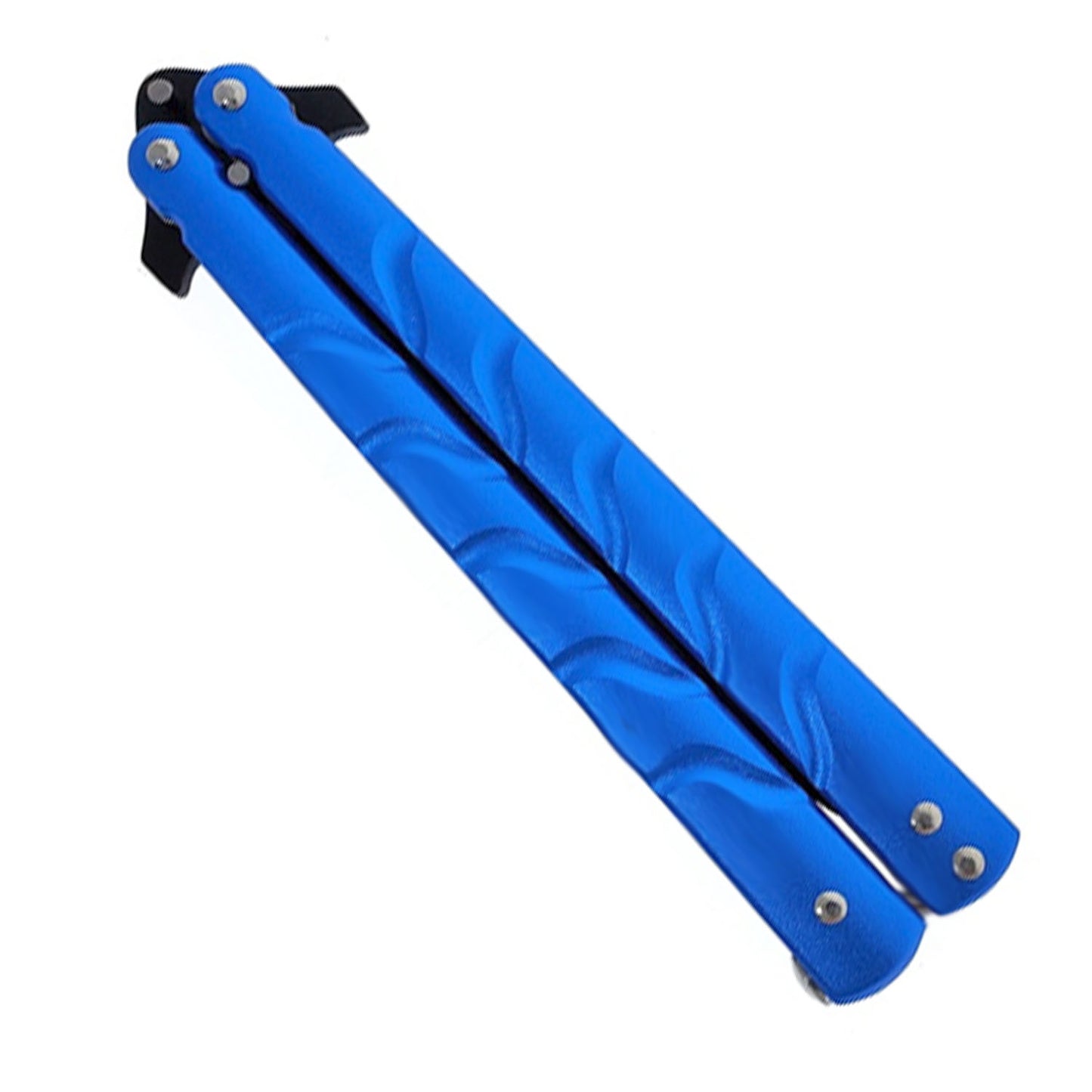 "Shadow Dancer" Blue Butterfly Knife