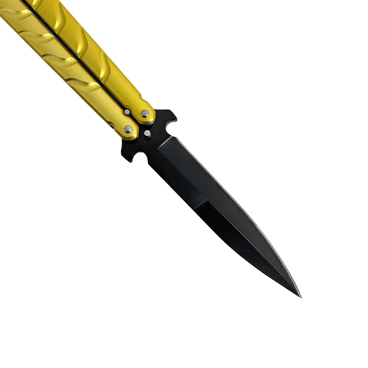 "Shadow Dancer" Gold Butterfly Knife