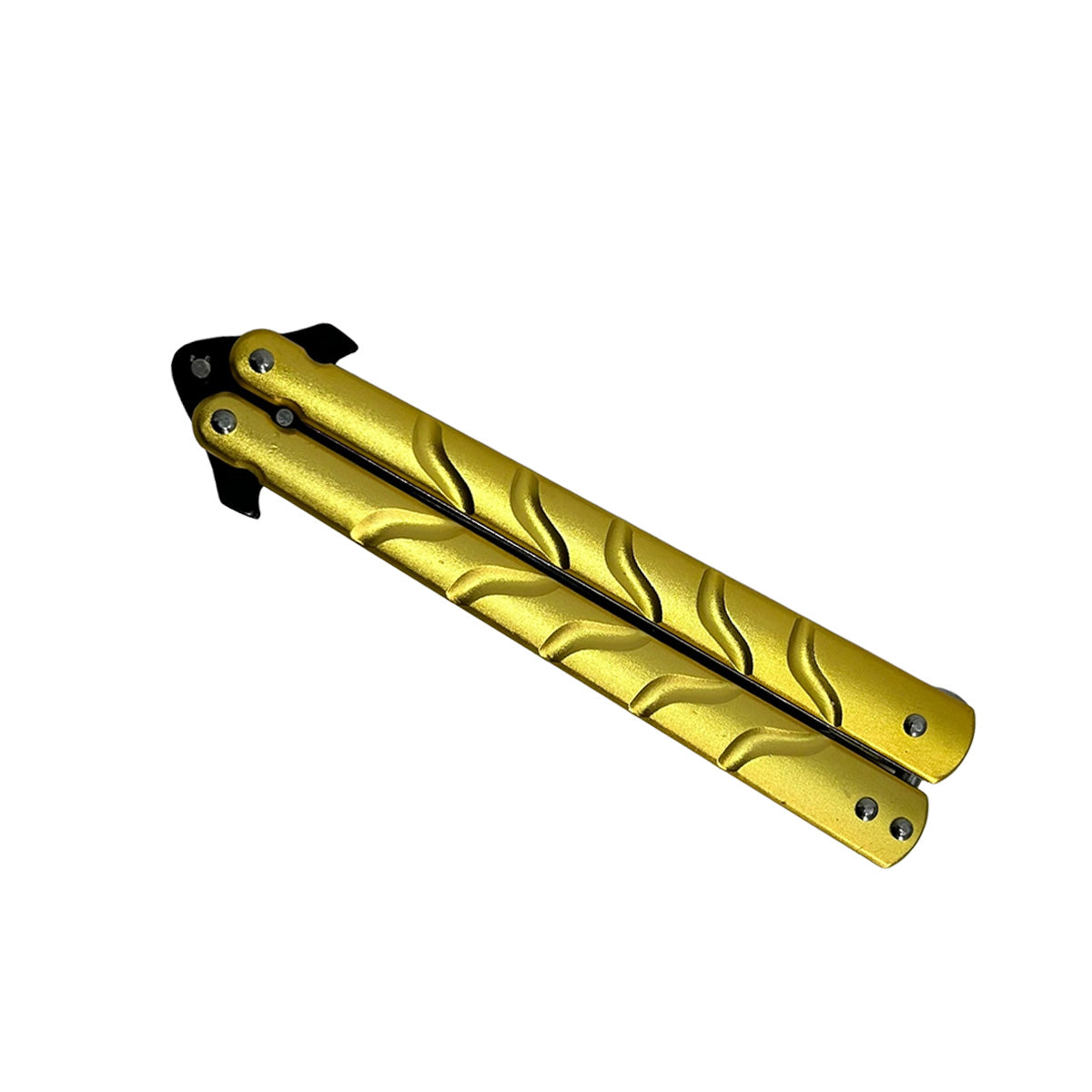 "Shadow Dancer" Gold Butterfly Knife