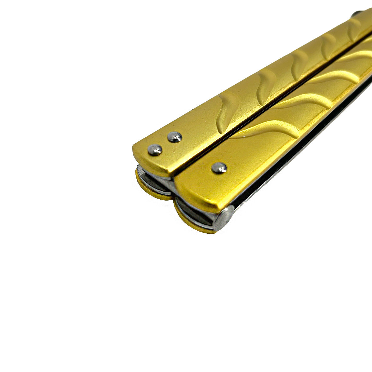 "Shadow Dancer" Gold Butterfly Knife