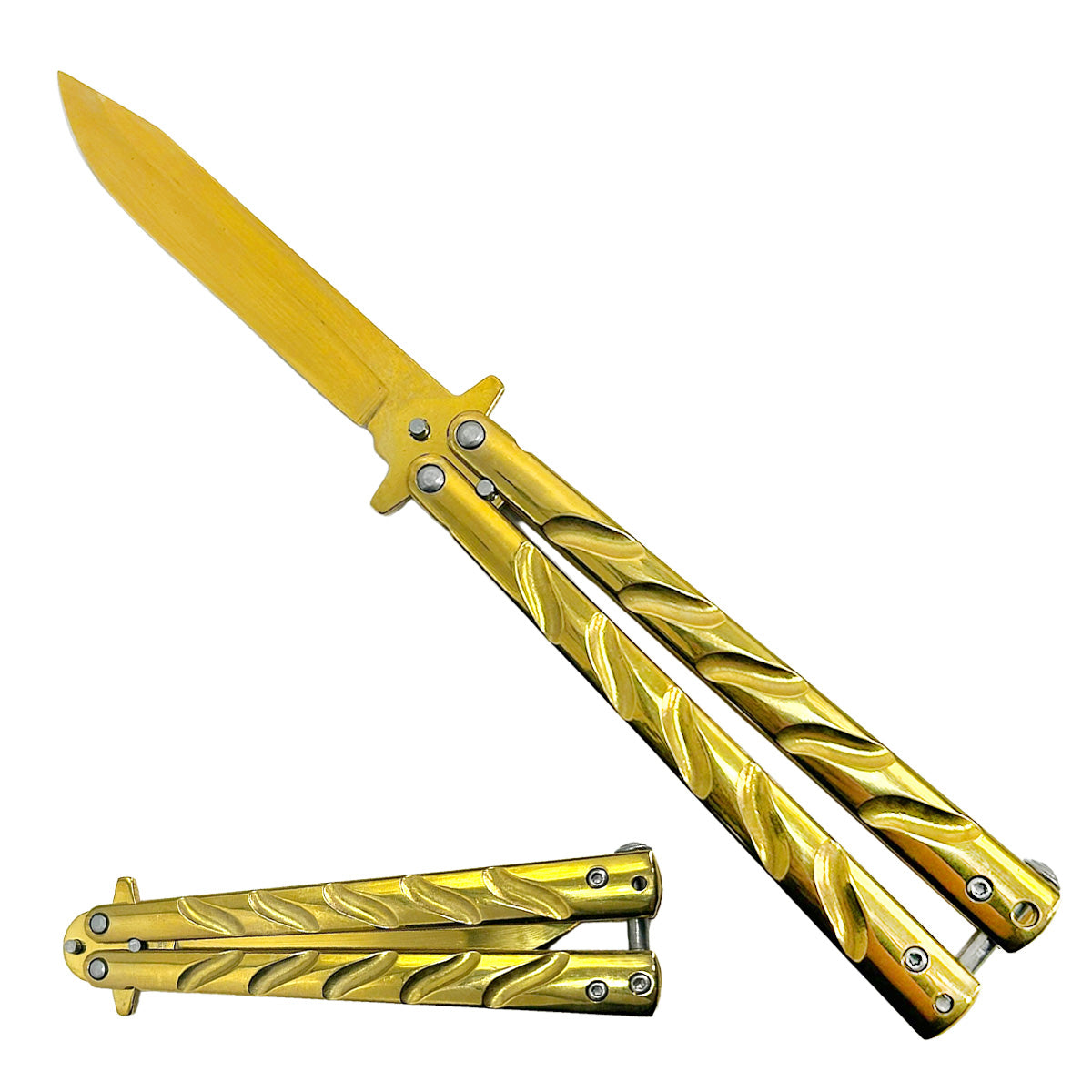 "Caterpillar" Butterfly Knife