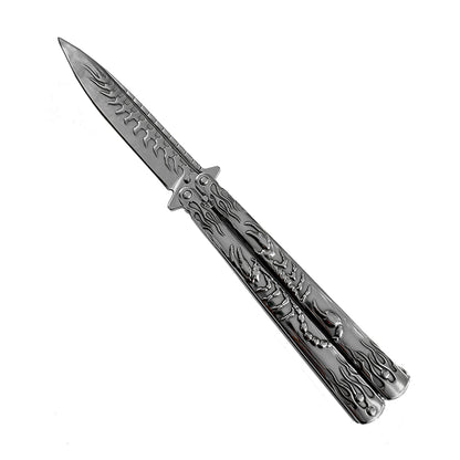 "Scorpion" Chrome Butterfly Knife