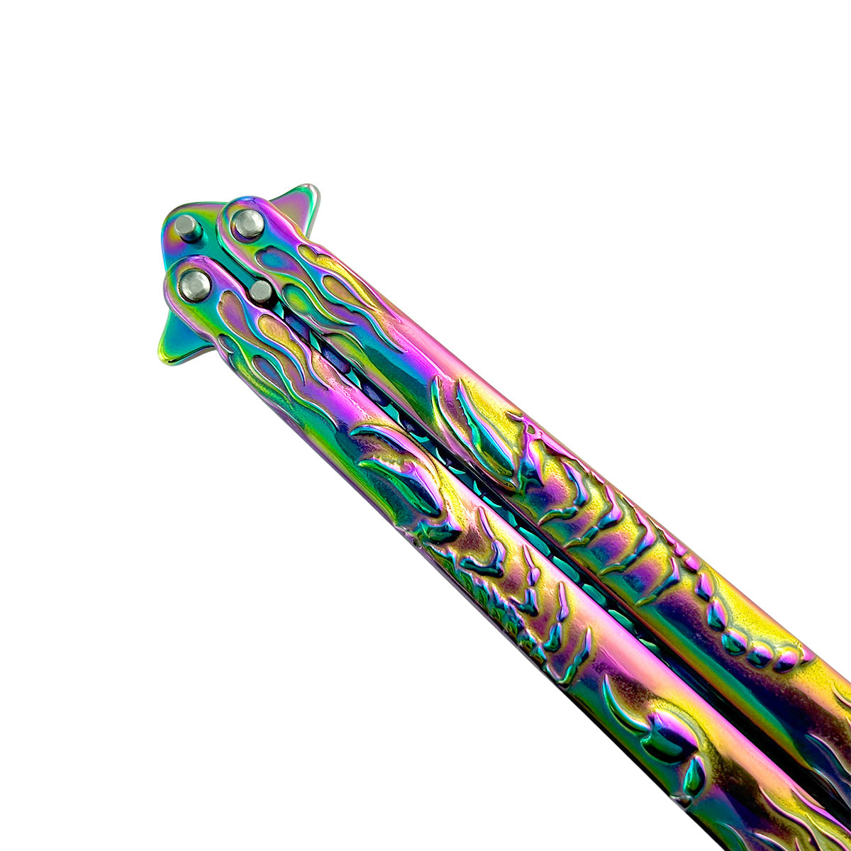 "Scorpion" Rainbow Butterfly Knife