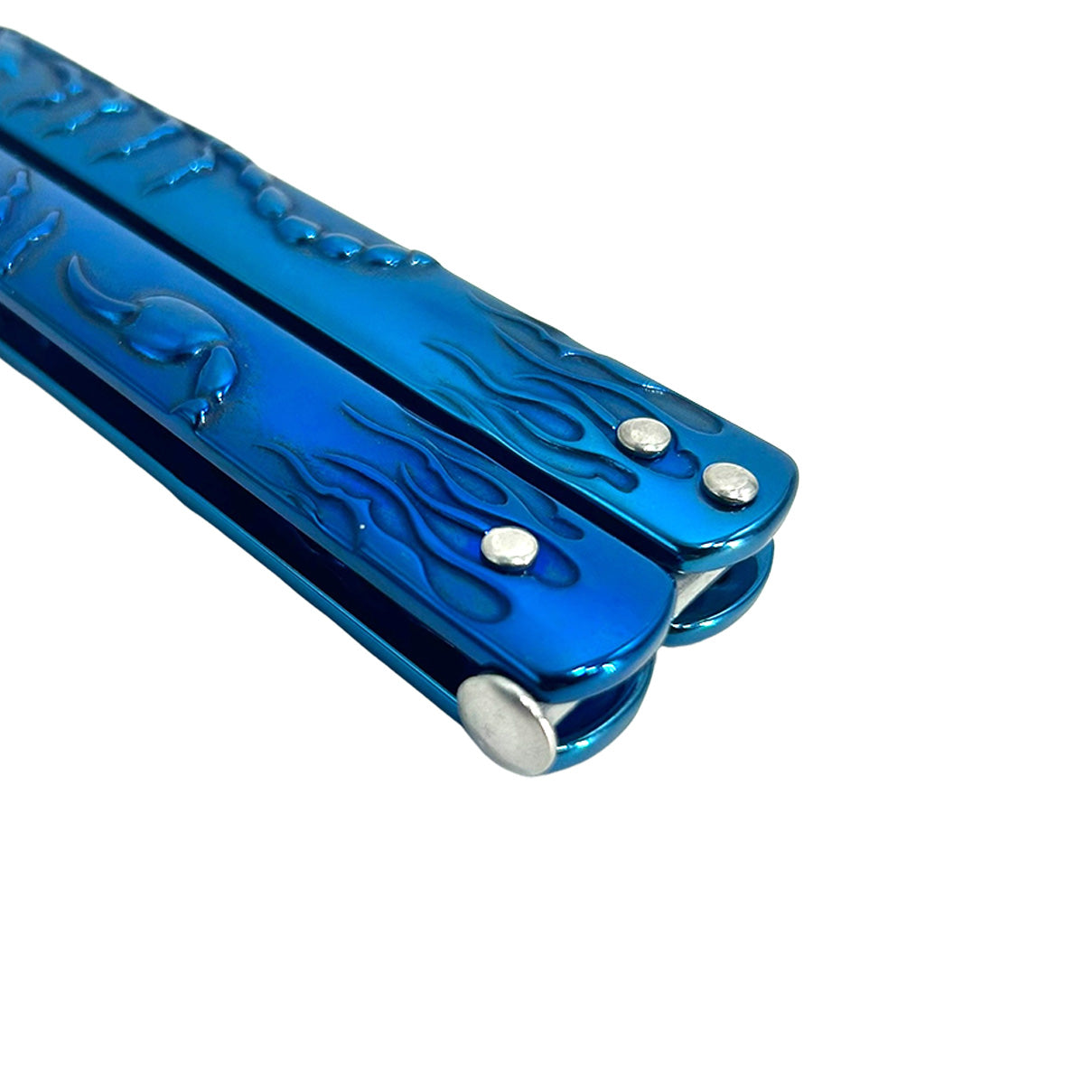 "Scorpion" Blue Butterfly Knife