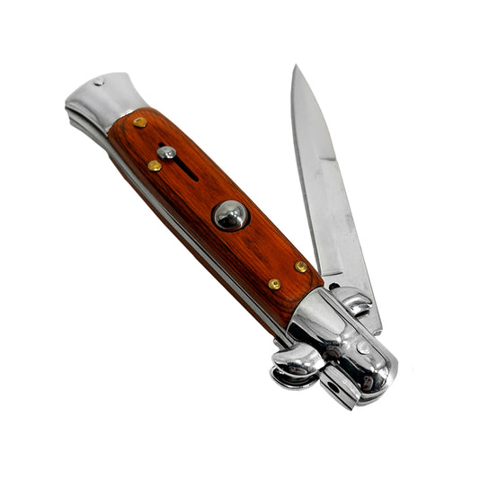 "Classico" Wood Handle Switchblade