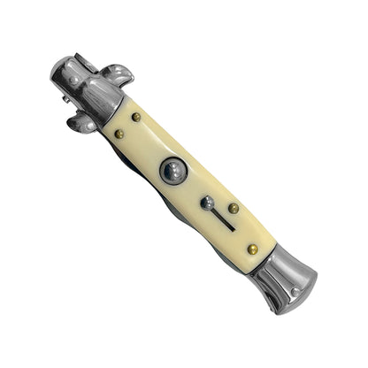 "Wavy" Bone Butterfly Knife