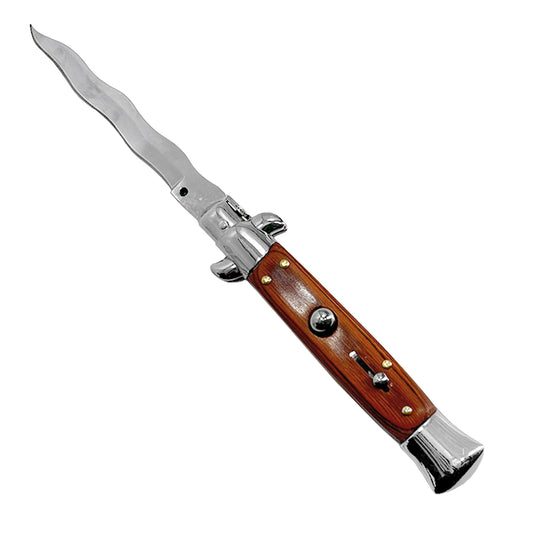 "Wavy" Wooden Butterfly Knife