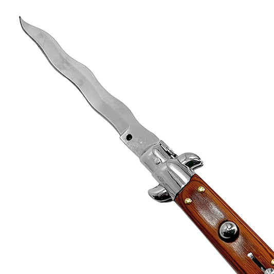 "Wavy" Wooden Butterfly Knife