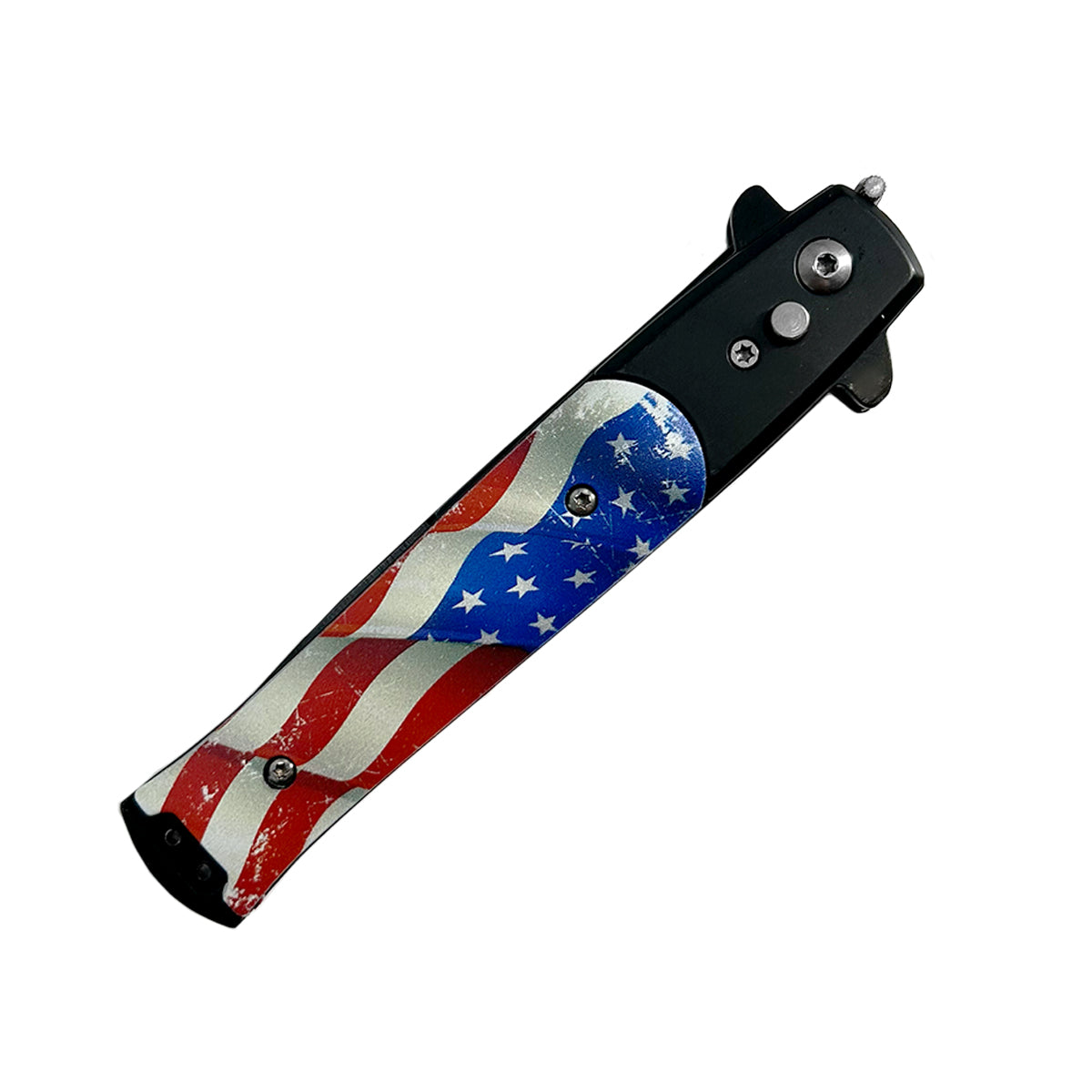 "Basico" USA Flag Switchblade