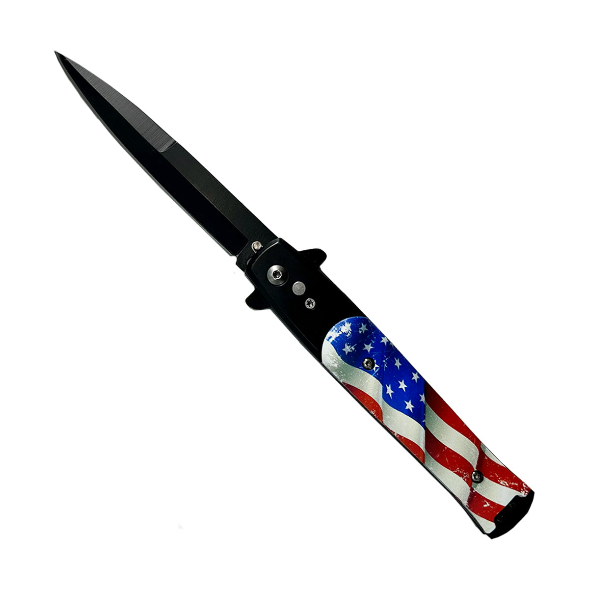 "Basico" USA Flag Switchblade