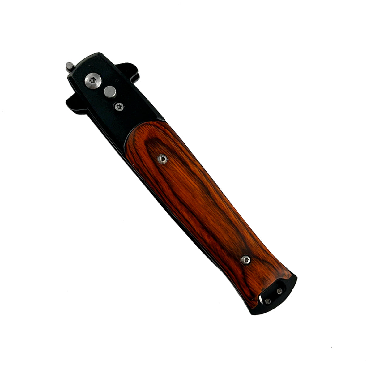 Wholesale Switchblades for Sale - "Basico" Wood Switchblade In-Bulk