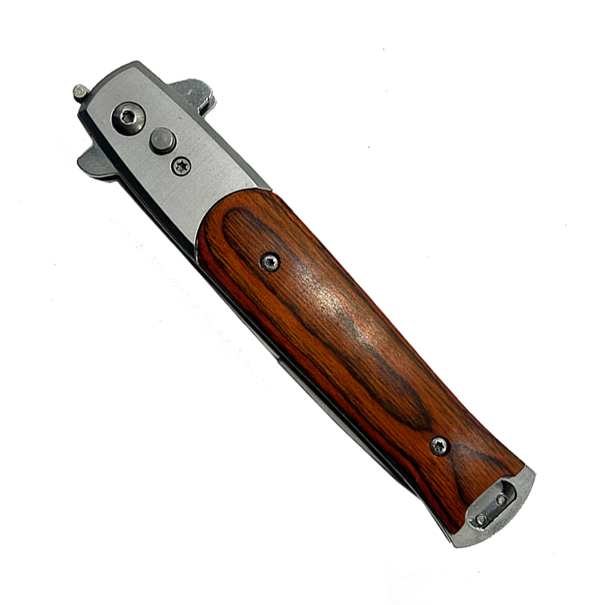 "Basico" Wood Handle Switchblade