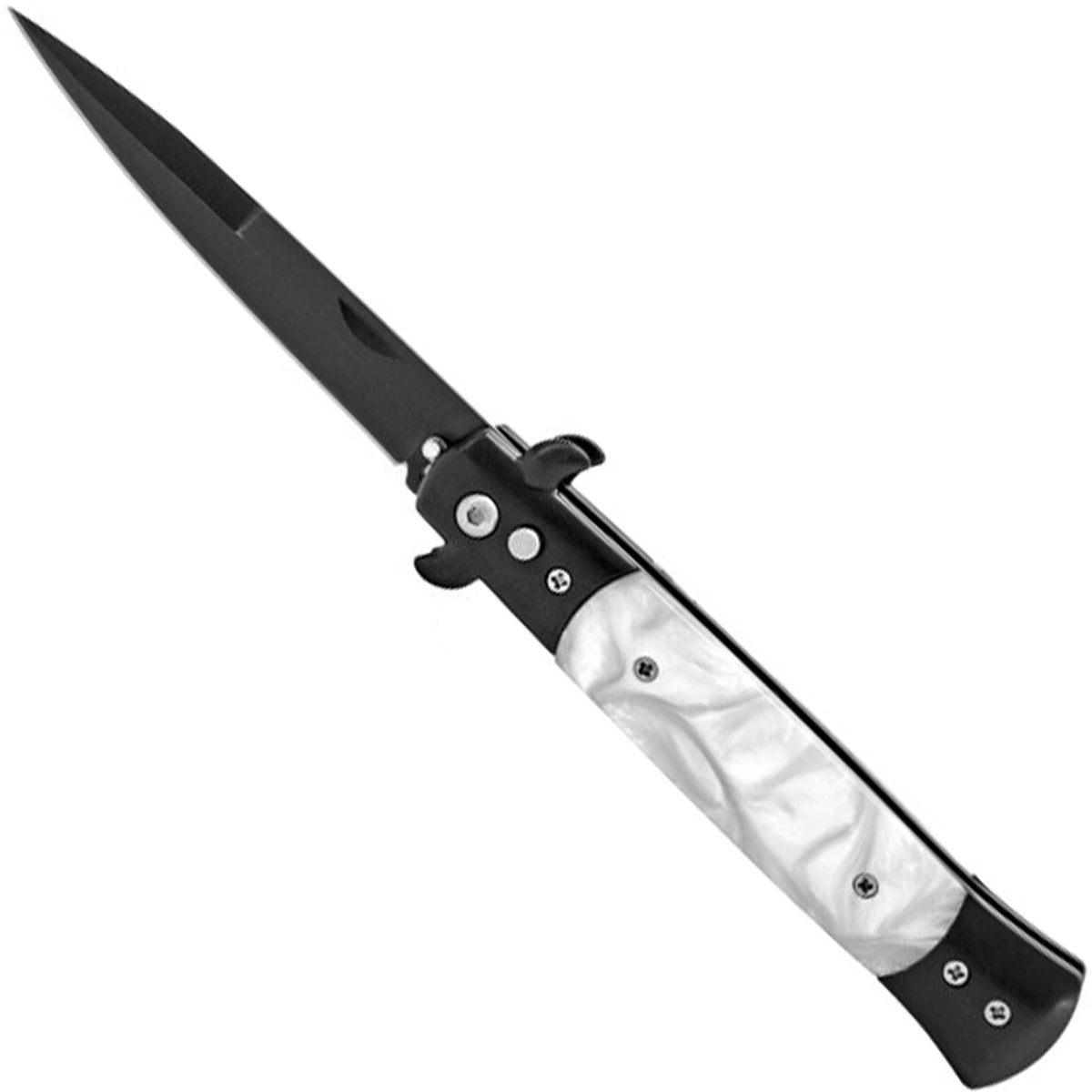 "Polished" Faux Marble Switchblade