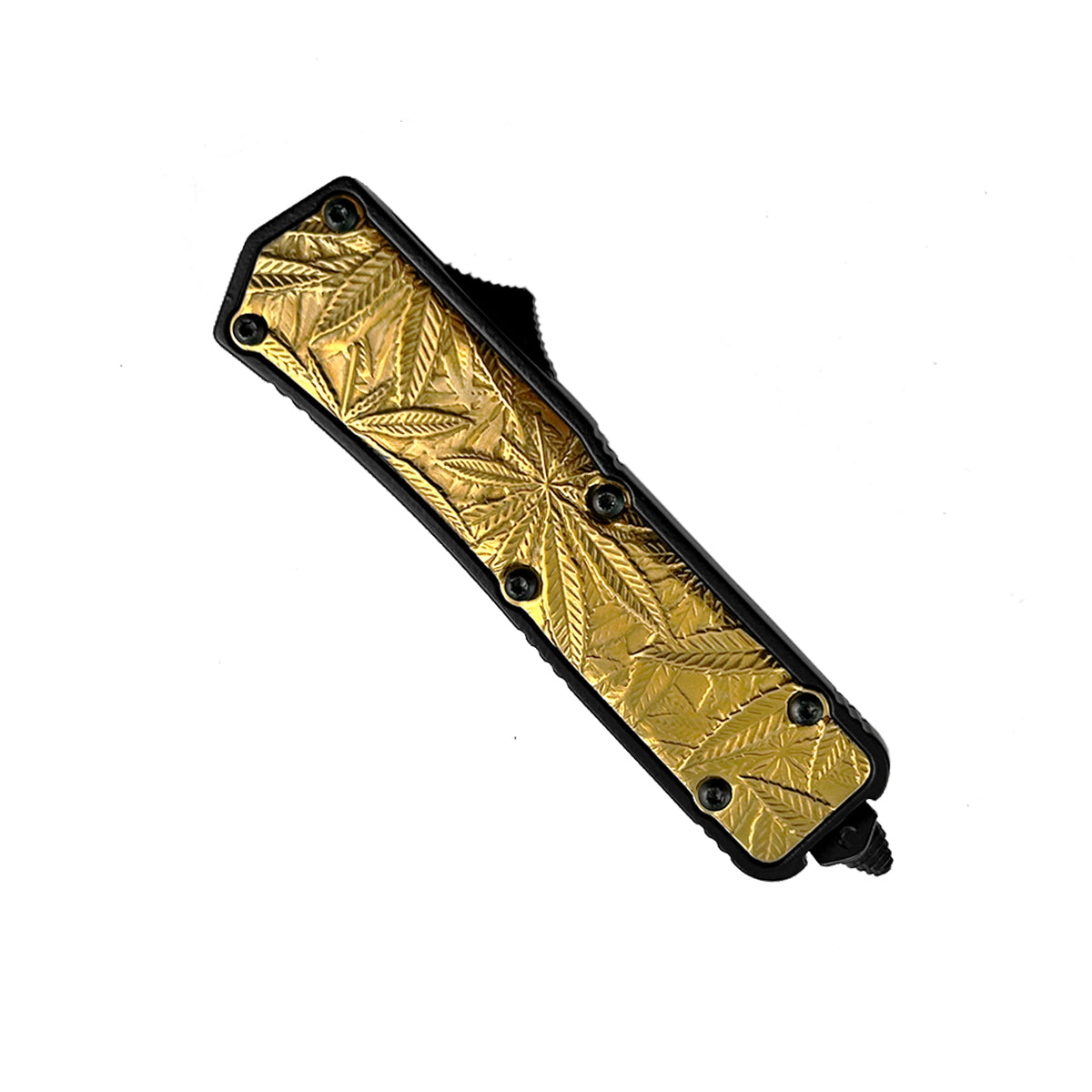 "Herbalist" Double-Edge Gold OTF Knife