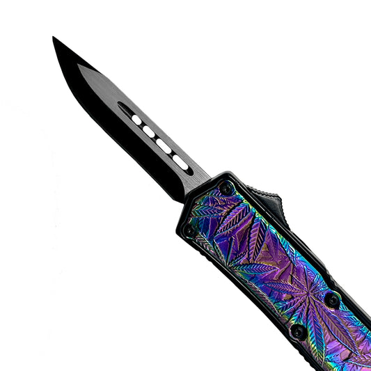 "Herbalist" Rainbow OTF Knife