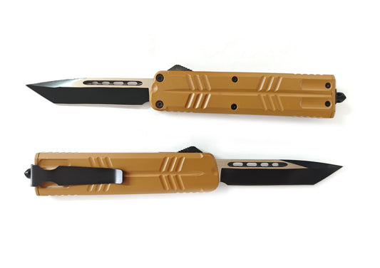 Yellow Automatic OTF Knife