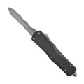 "Wavy" Gray OTF Knife