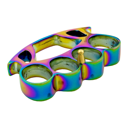 Rainbow Thick Metal Knuckles