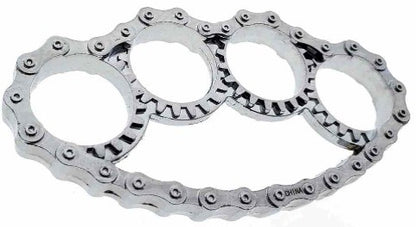 "Gears" Brass Knuckle
