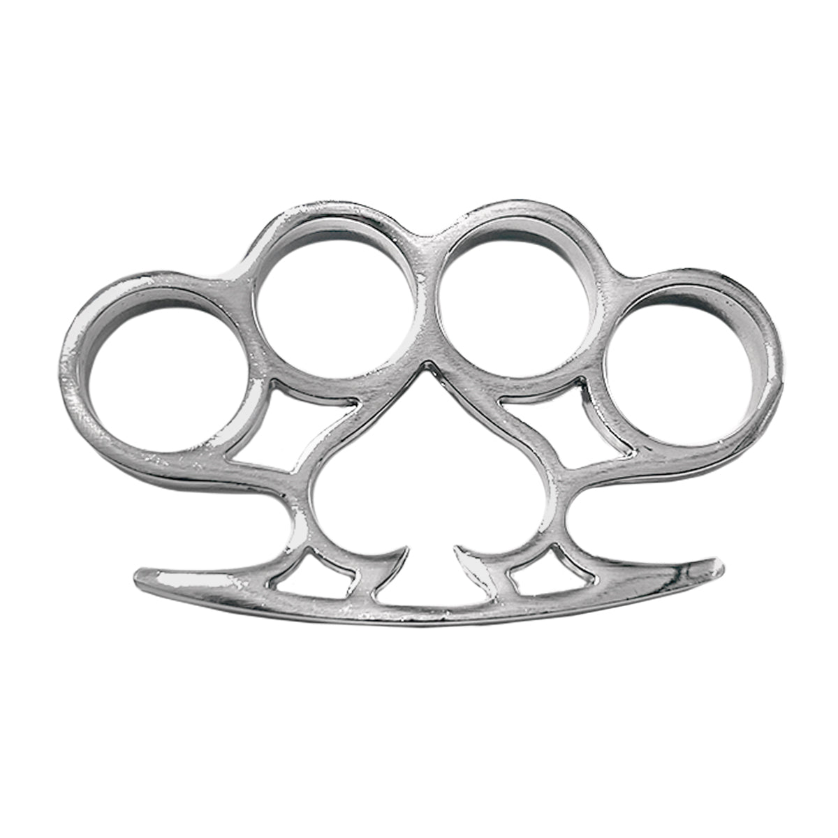 "Ace of Spades" Chrome Brass Knuckles