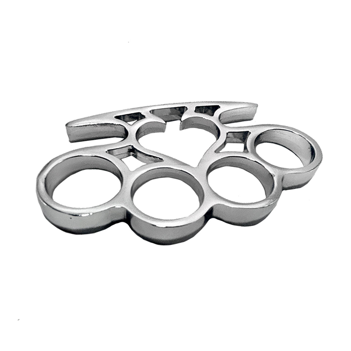 "Ace of Spades" Chrome Brass Knuckles