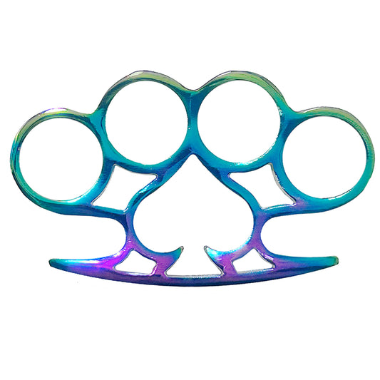 "Ace of Spades" Rainbow Brass Knuckles