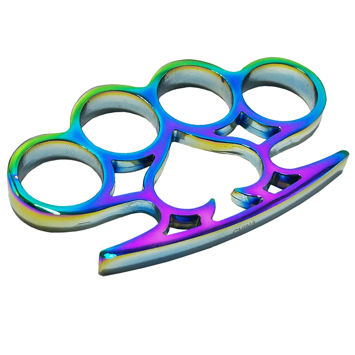 "Ace of Spades" Rainbow Brass Knuckles